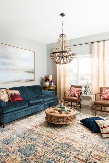 Loloi Anastasia  Sand Lt.Blue Transitional