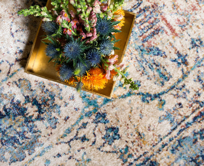 Loloi Anastasia  Sand Lt. Blue Transitional