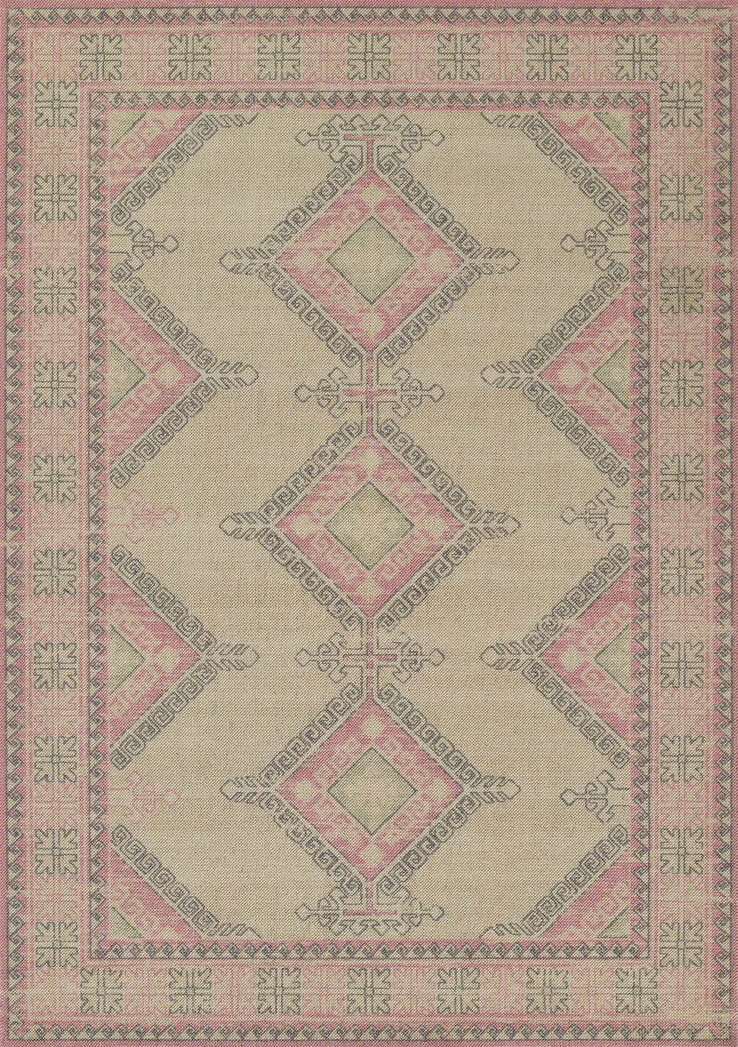 Momeni Anatolia  Pink  Traditional