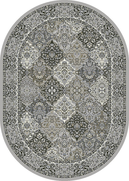 Dynamic Rugs Ancient Garden 57008 Cream Grey Traditional Machine-Made Rug