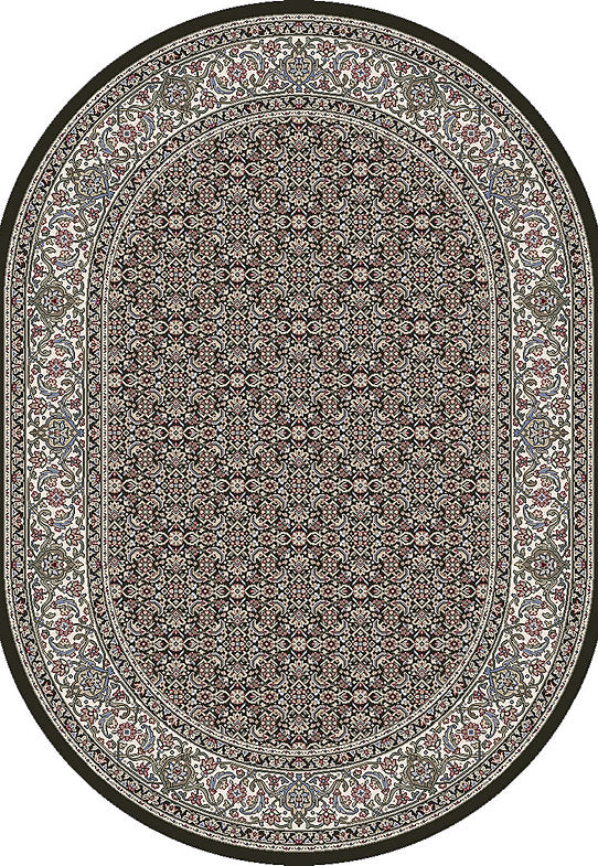 Dynamic Rugs Ancient Garden 57011 Black Ivory Traditional Machine-Made Rug