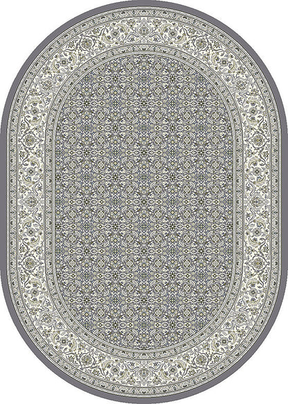 Dynamic Rugs Ancient Garden 57011 Grey Cream Traditional Machine-Made Rug