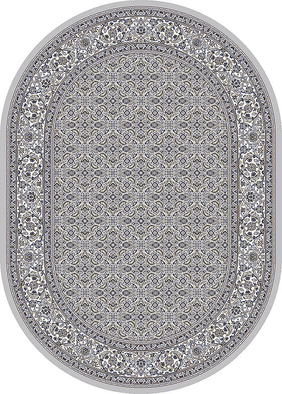 Dynamic Rugs Ancient Garden 57011 Soft Grey Cream Traditional Machine-Made Rug