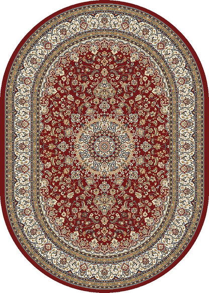 Dynamic Rugs Ancient Garden 57119 Red Ivory Traditional Machine-Made Rug