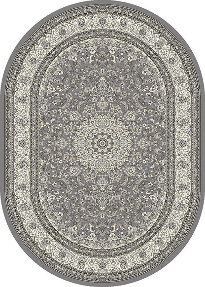 Dynamic Rugs Ancient Garden 57119 Grey Cream Traditional Machine-Made Rug