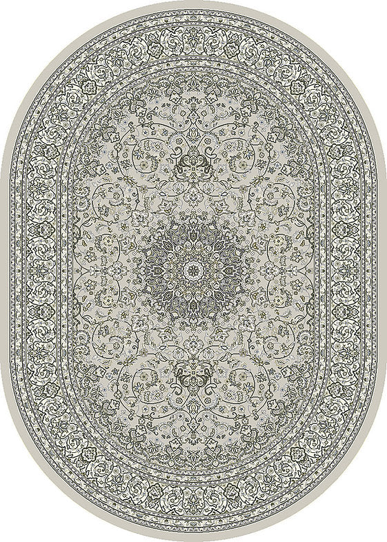 Dynamic Rugs Ancient Garden 57119 Soft Grey Cream Traditional Machine-Made Rug