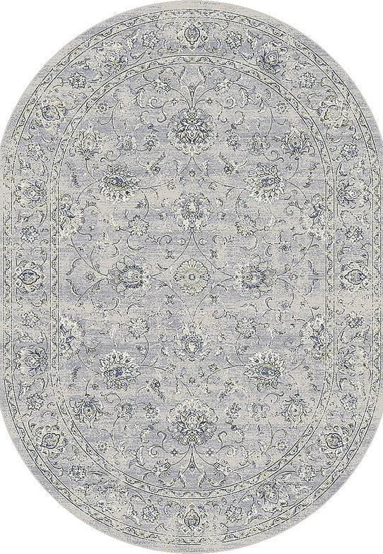 Dynamic Rugs Ancient Garden 57126 Silver Grey Traditional Machine-Made Rug