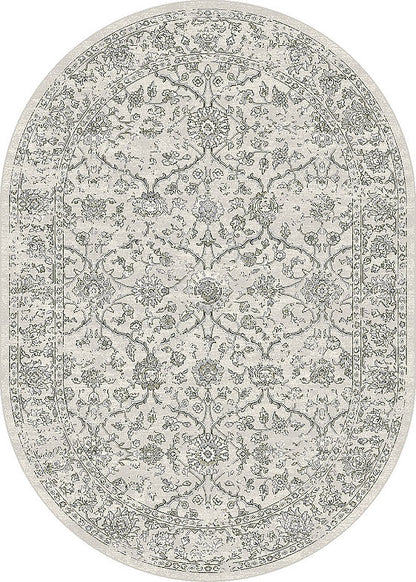 Dynamic Rugs Ancient Garden 57136 Silver Grey Traditional Machine-Made Rug
