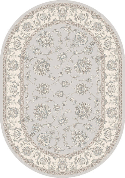 Dynamic Rugs Ancient Garden 57365 Grey Cream Traditional Machine-Made Rug