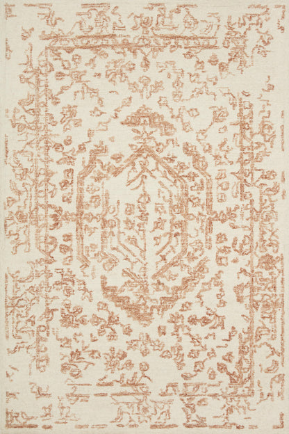 Magnolia Home by Joanna Gaines x Loloi Annie  White Rust Transitional