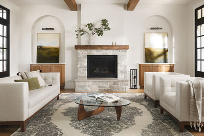 Magnolia Home by Joanna Gaines x Loloi Annie  White Black Transitional