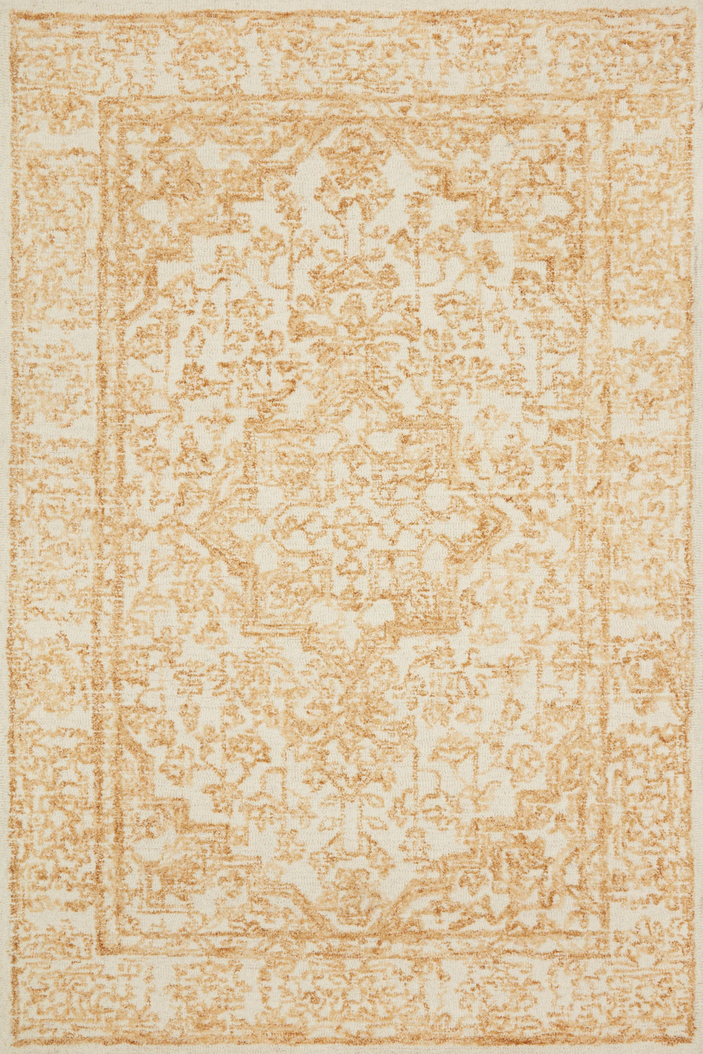 Magnolia Home by Joanna Gaines x Loloi Annie  White Gold Transitional