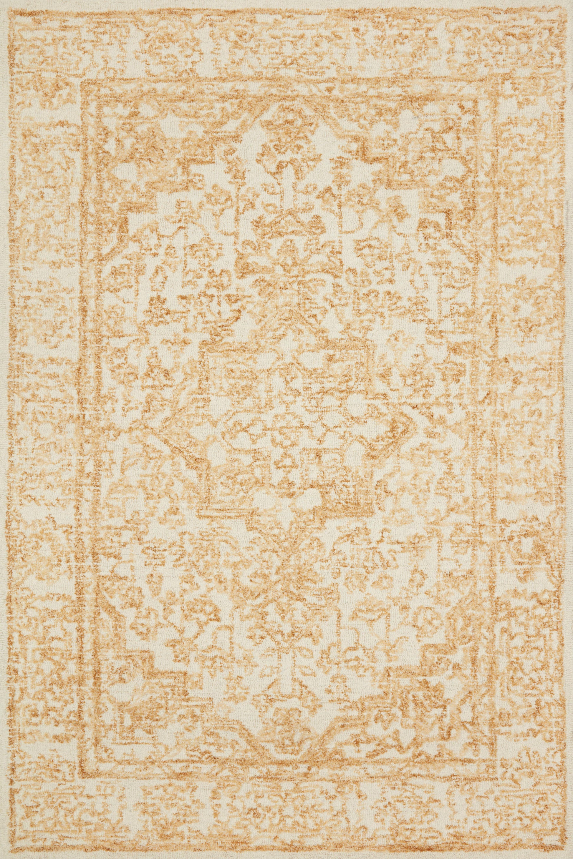 Magnolia Home by Joanna Gaines x Loloi Annie  White Gold Transitional