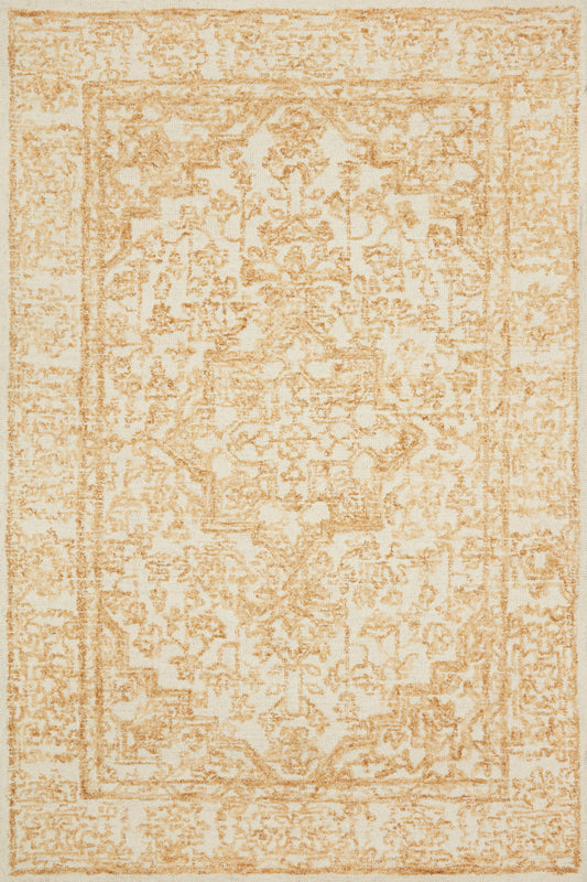 Magnolia Home by Joanna Gaines x Loloi Annie  White Gold Transitional