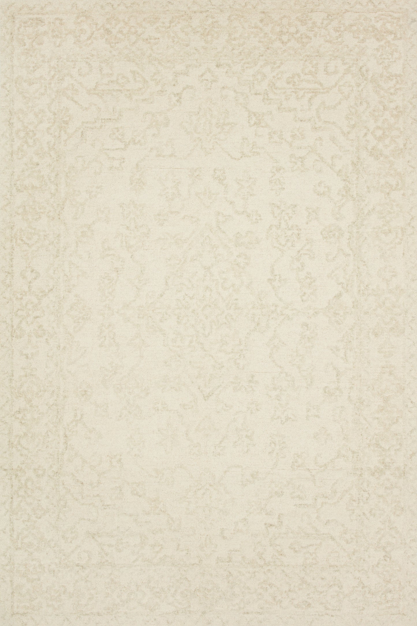 Magnolia Home by Joanna Gaines x Loloi Annie  White Lt Grey Transitional