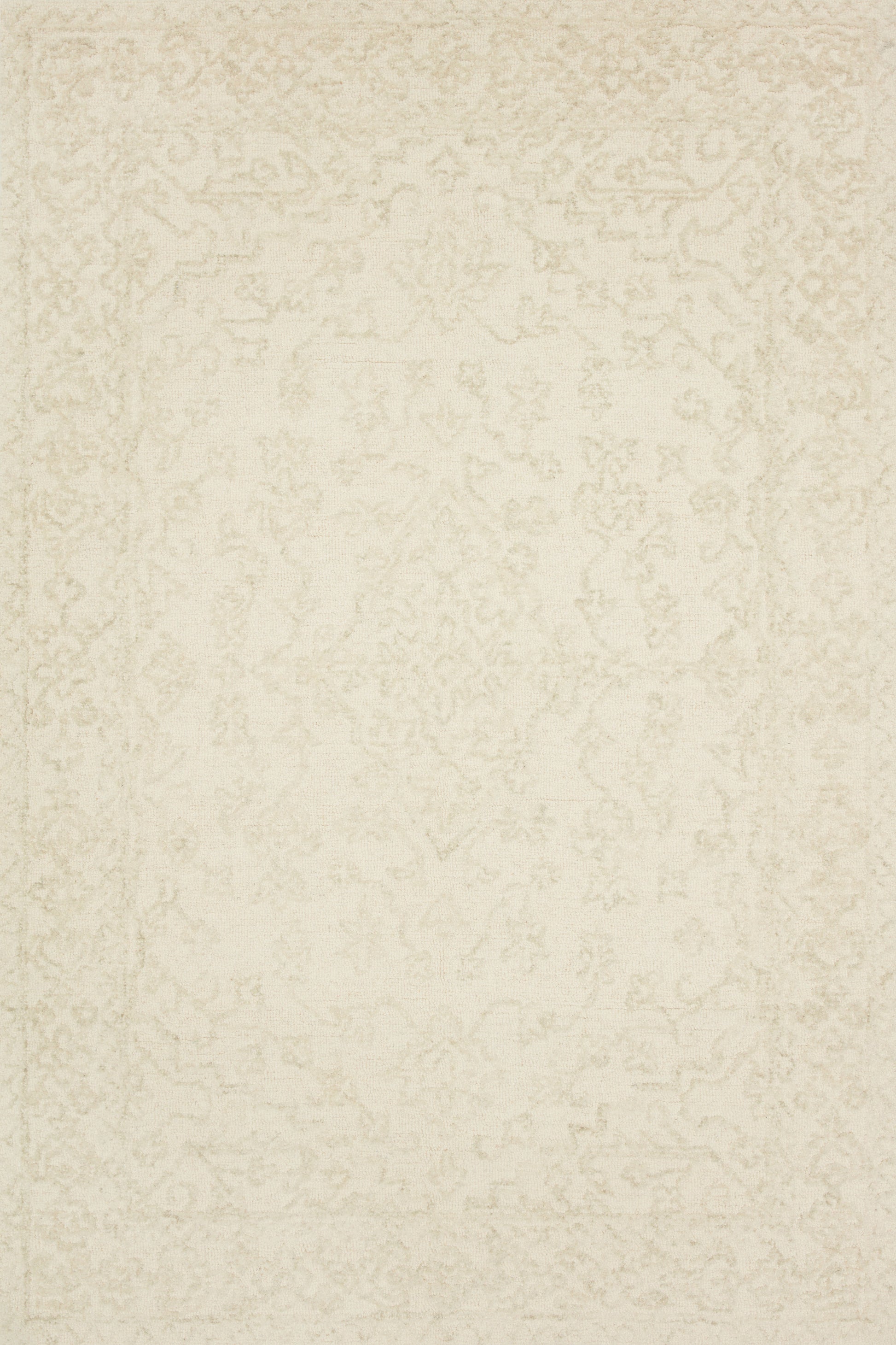 Magnolia Home by Joanna Gaines x Loloi Annie  White Lt Grey Transitional