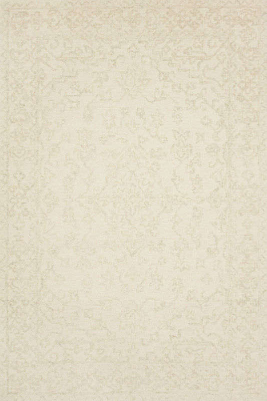 Magnolia Home by Joanna Gaines x Loloi Annie  White Lt Grey Transitional