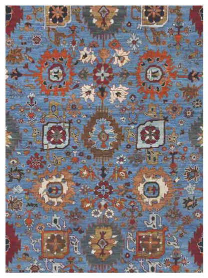 Limited Sophie PRT-423 Blue Traditional Knotted Rugs