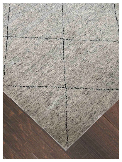 Artisan Marion Silver Transitional Knotted Rug - Rugs - Artisan - Atlanta Designer Rugs