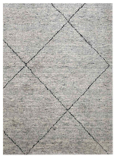 Artisan Marion Silver Transitional Knotted Rug - Rugs - Artisan - Atlanta Designer Rugs