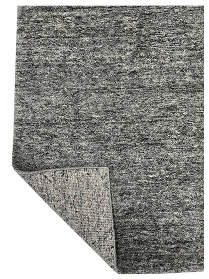 Artisan Marion Charcoal Contemporary Knotted Rug