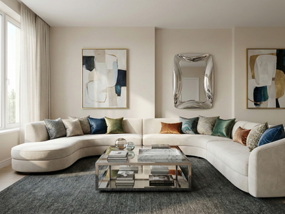 Artisan Marion Charcoal Contemporary Knotted Rug