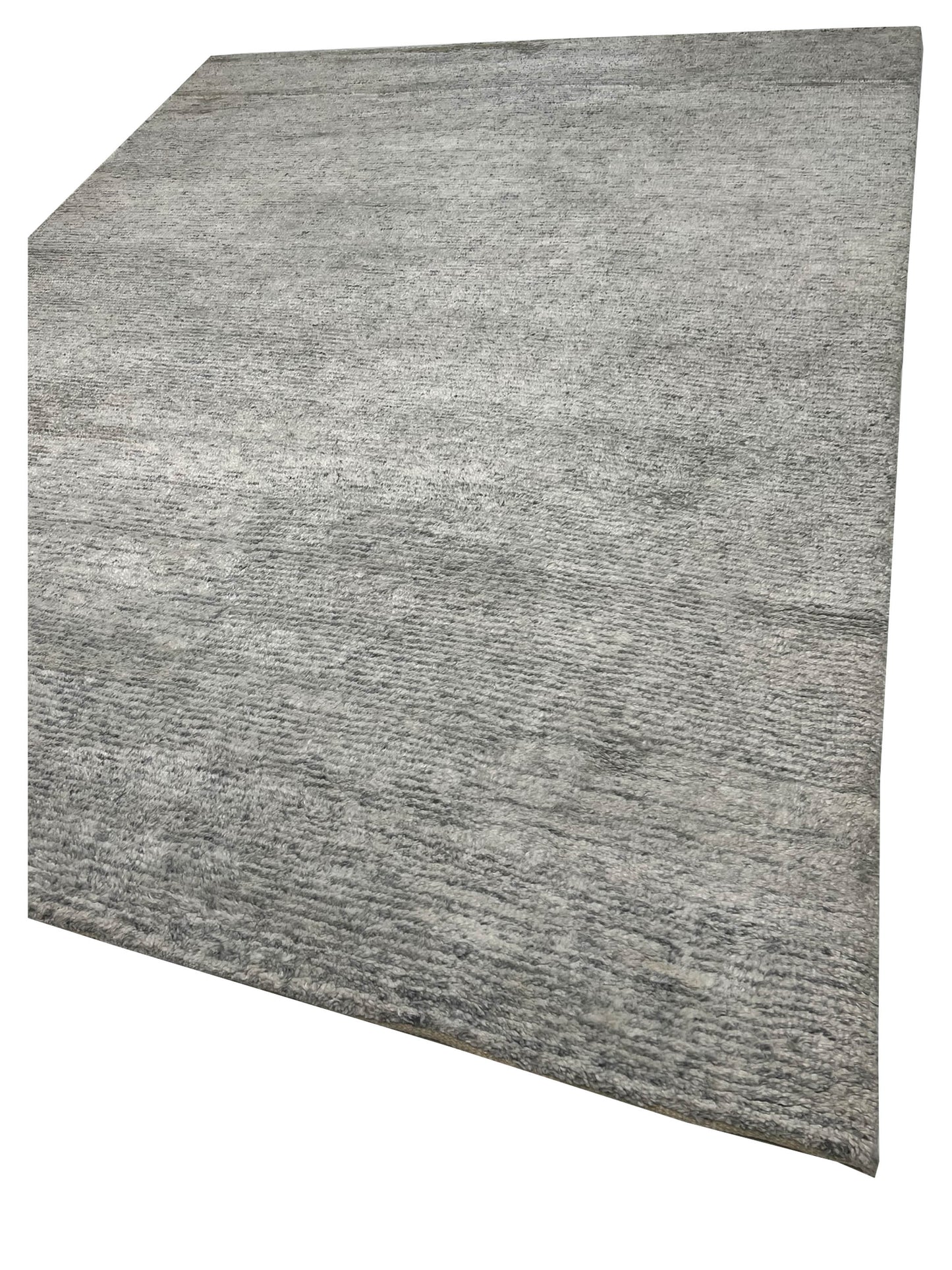 Artisan Marion Silver Contemporary Knotted Rug