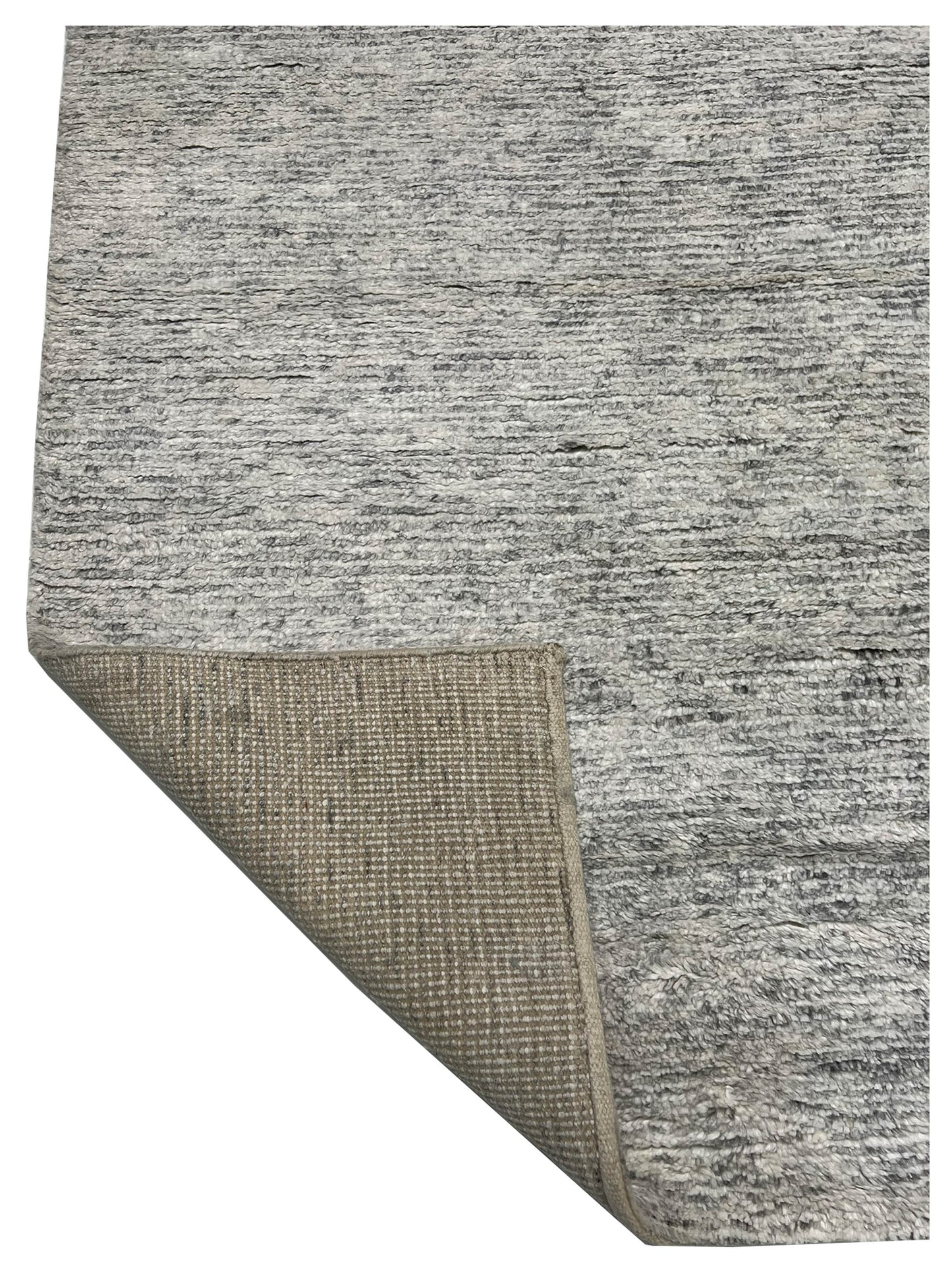 Artisan Marion Silver Contemporary Knotted Rug