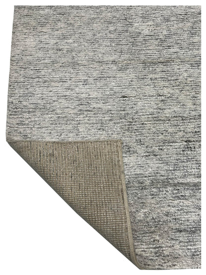 Artisan Marion Silver Contemporary Knotted Rug