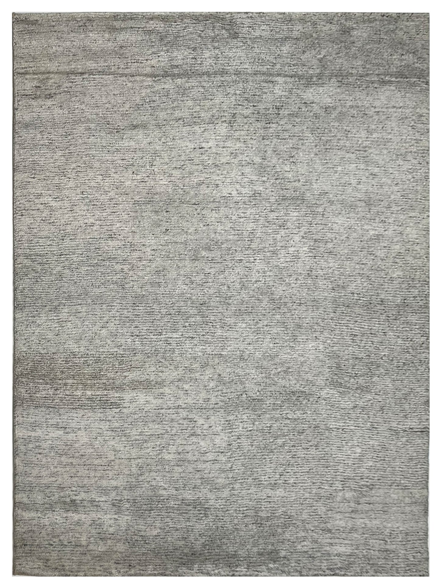 Artisan Moroccan Mohair  Silver  Contemporary