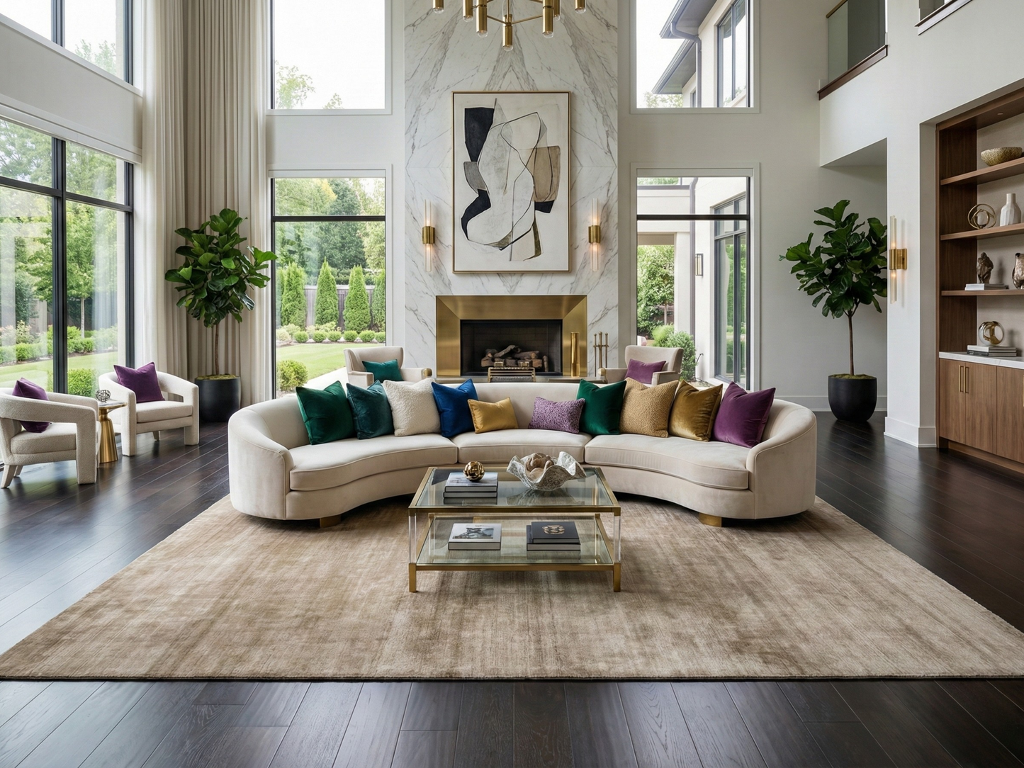 Artisan Marion Lt.Brown Contemporary Knotted Rug