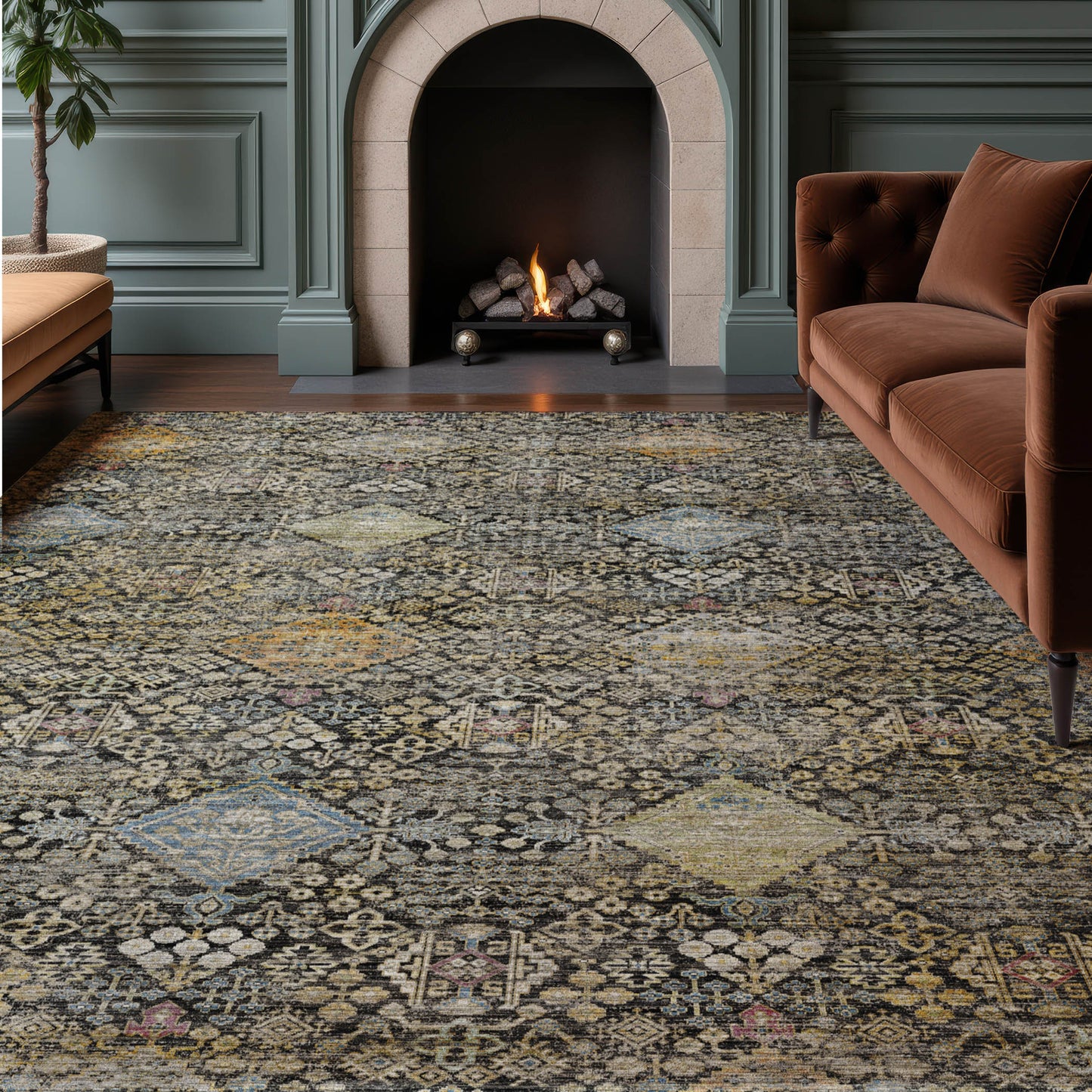 Dalyn Rugs Aristo  Black  Traditional