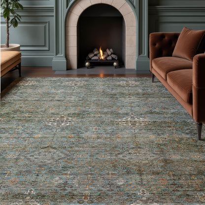 Dalyn Rugs Aristo  Teal  Traditional