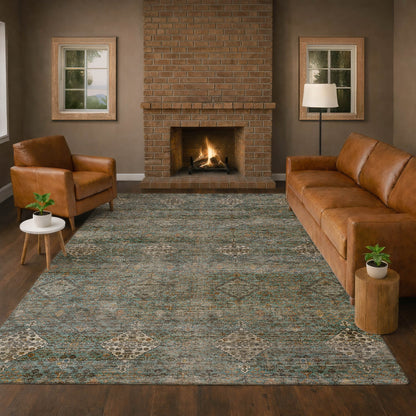 Dalyn Rugs Aristo  Teal  Traditional