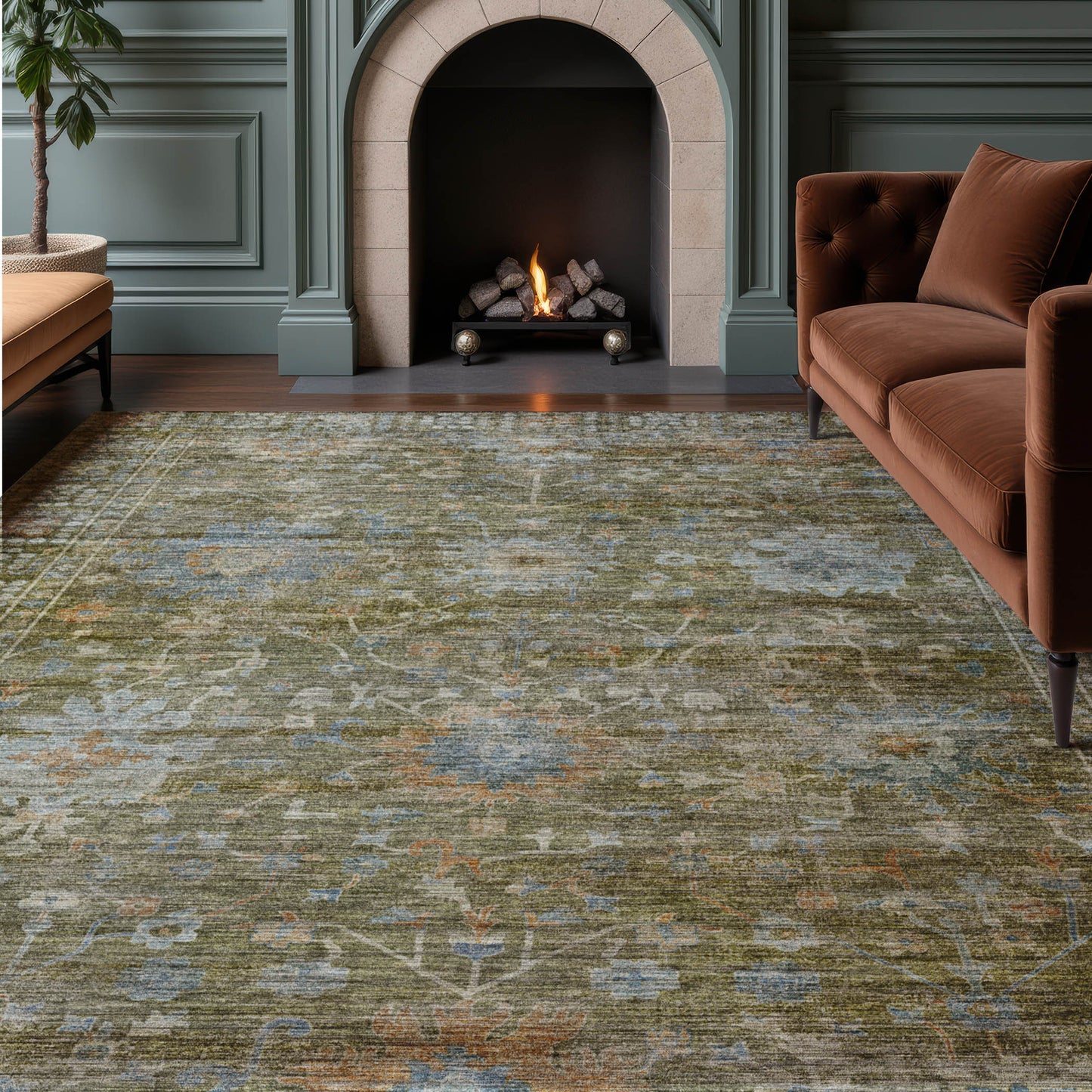 Dalyn Rugs Aristo  Olive  Traditional
