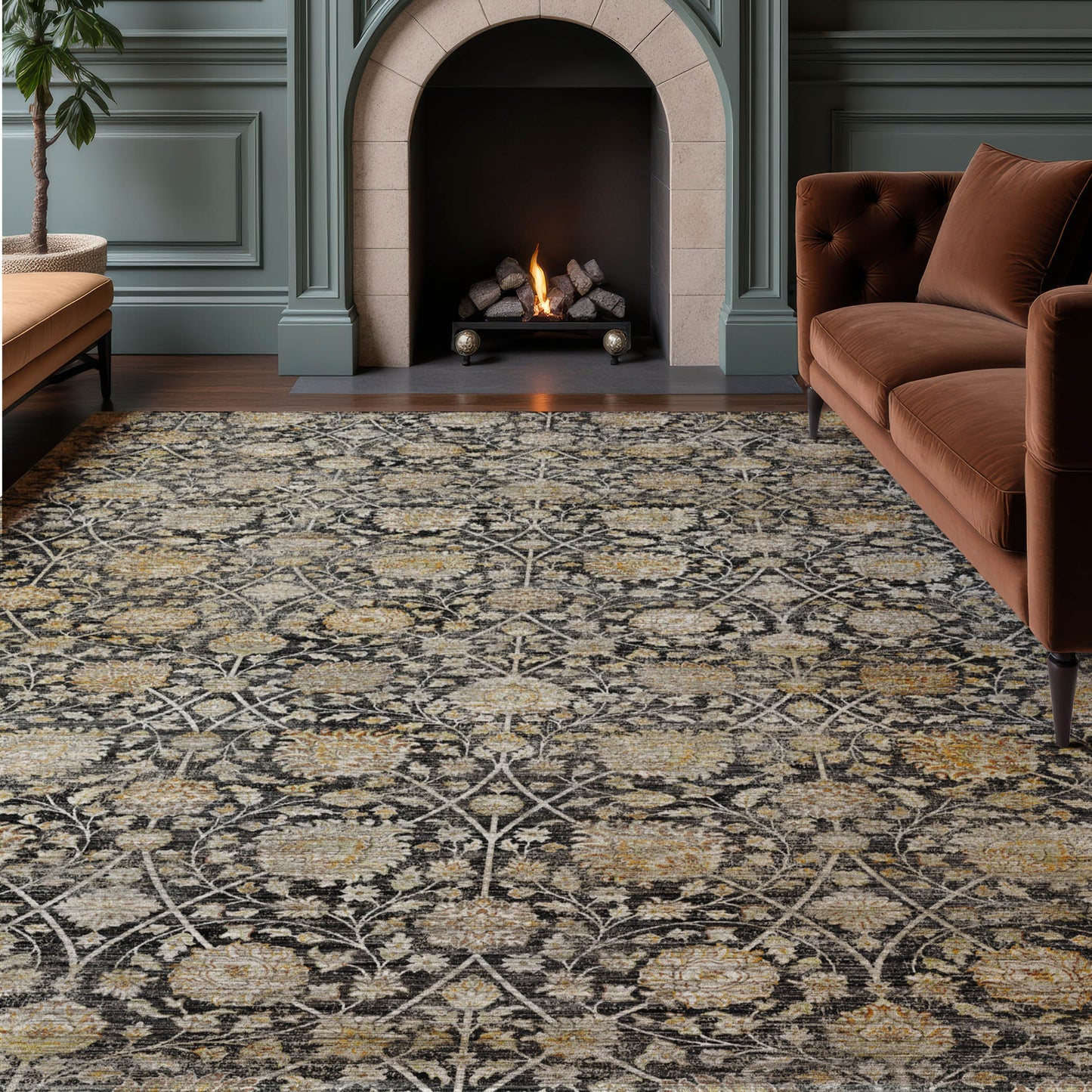 Dalyn Rugs Aristo  Black  Traditional