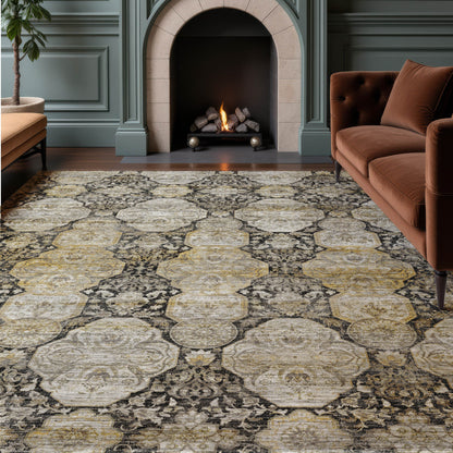 Dalyn Rugs Aristo  Black  Traditional