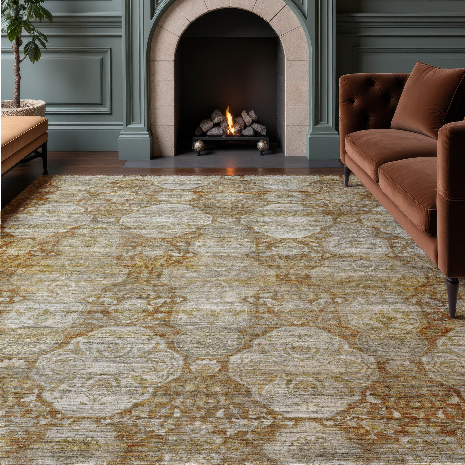 Dalyn Rugs Aristo  Terracotta  Traditional