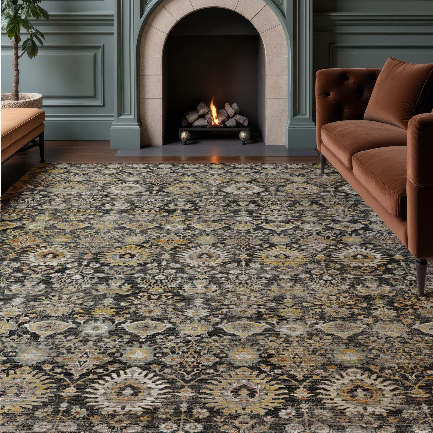 Dalyn Rugs Aristo  Black  Traditional