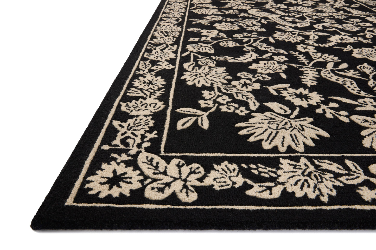 Rifle Paper Co. x Loloi Arboretum  Black  Contemporary