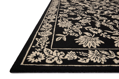 Rifle Paper Co. x Loloi Arboretum  Black  Contemporary