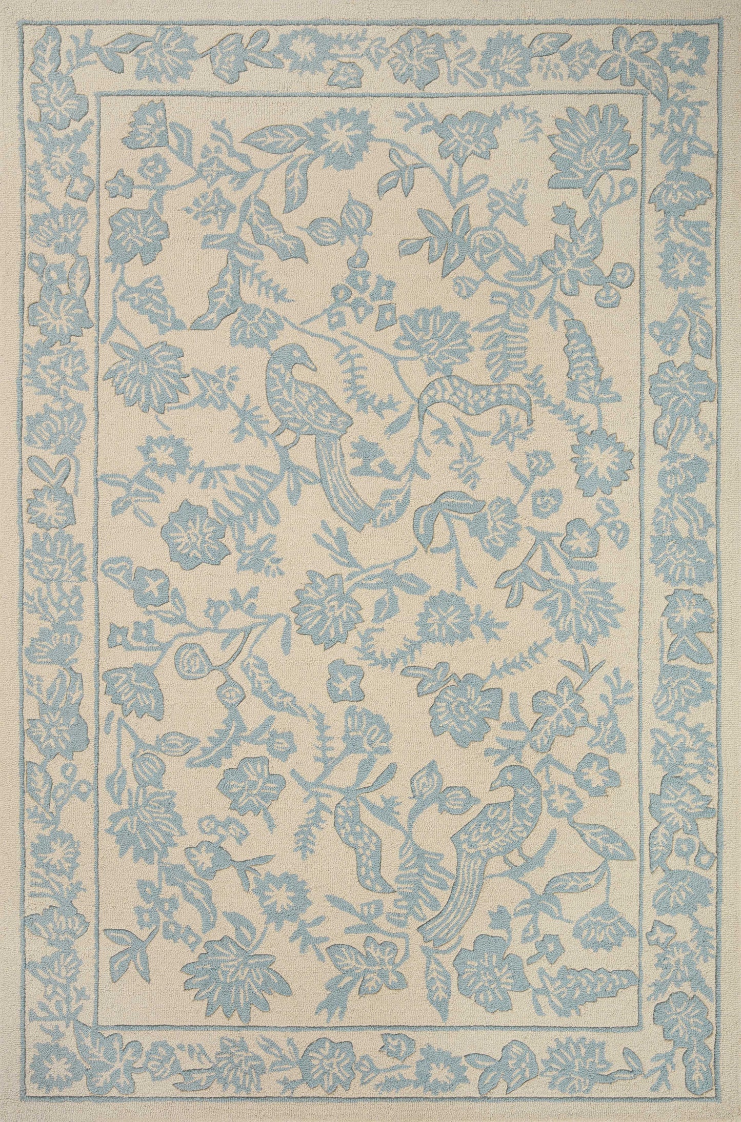 Rifle Paper Co. x Loloi Arboretum  Periwinkle  Contemporary