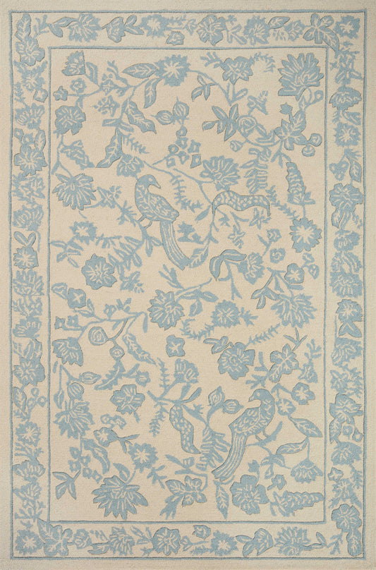 Rifle Paper Co. x Loloi Arboretum  Periwinkle  Contemporary