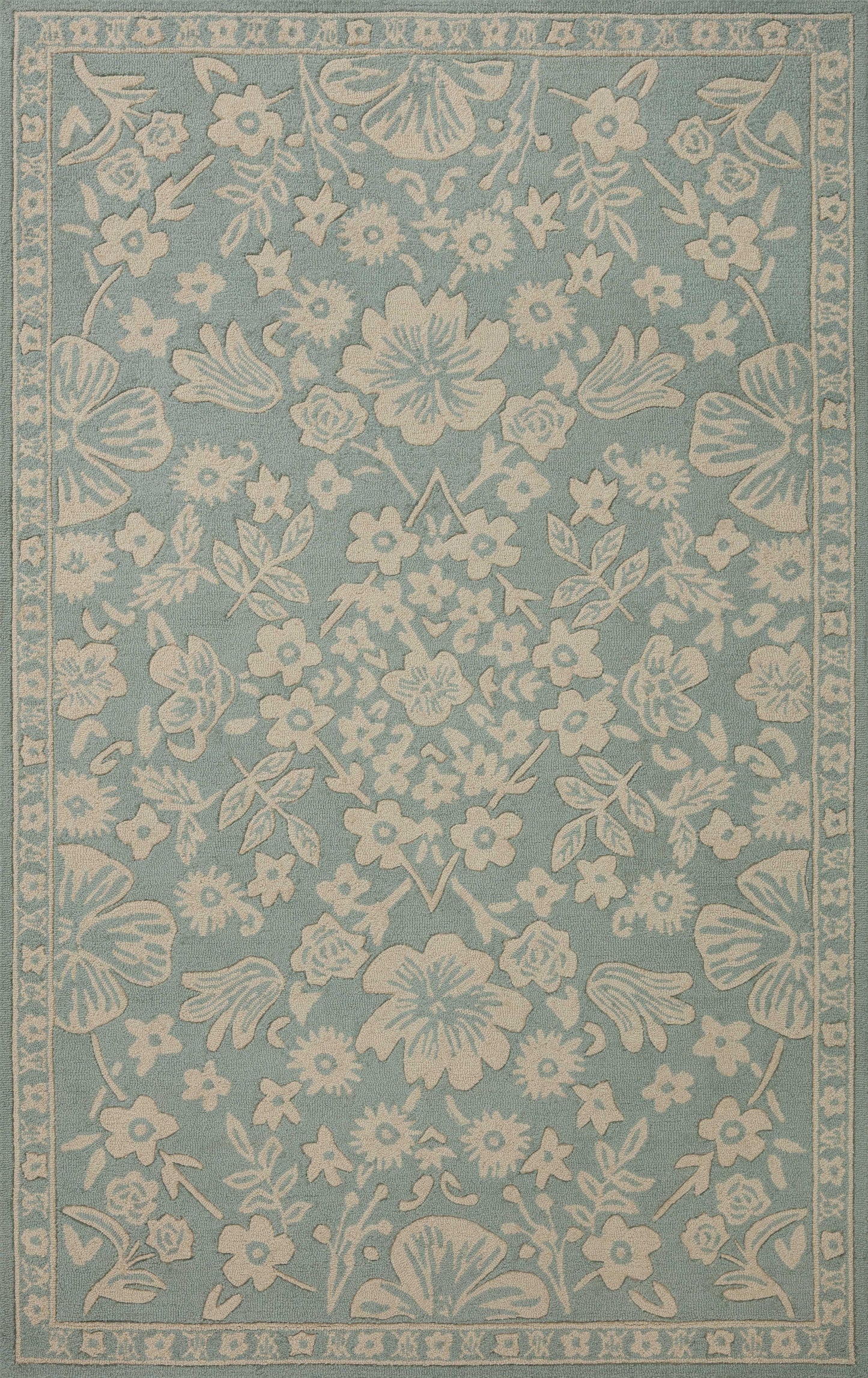 Rifle Paper Co. x Loloi Arboretum  Jade  Contemporary