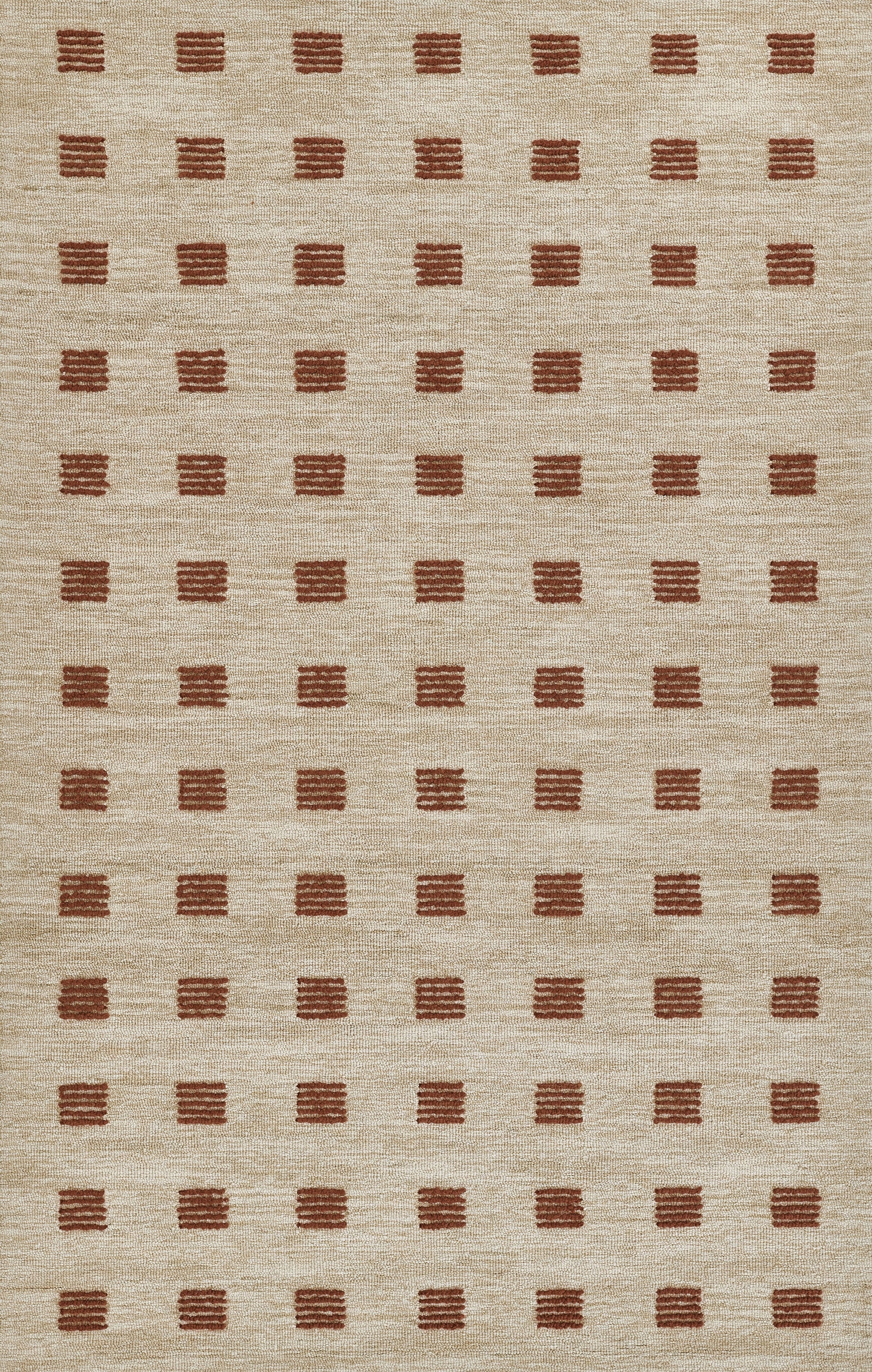 Momeni Archer  Rust  Contemporary