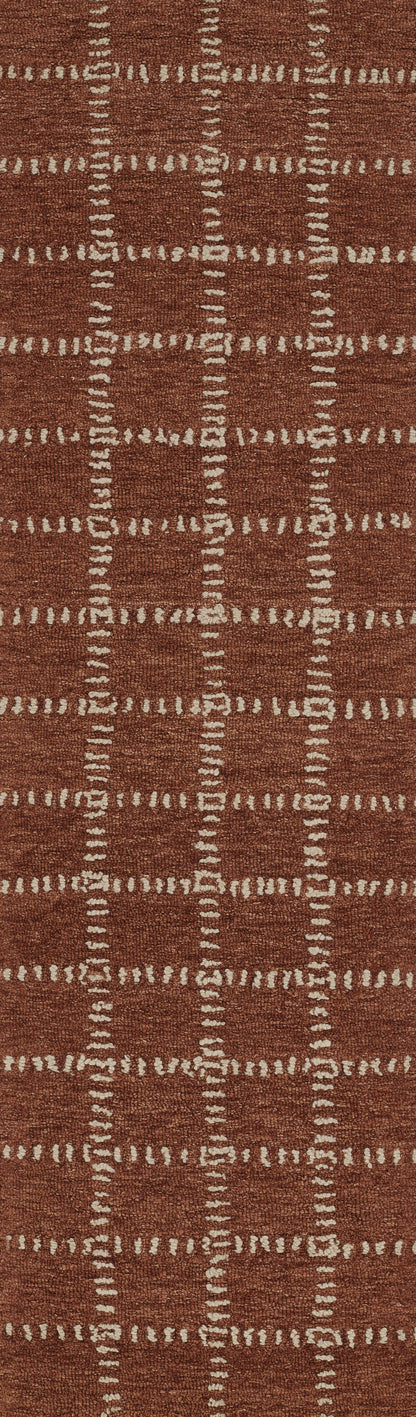 Momeni Archer  Rust  Contemporary