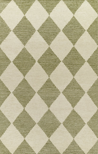 Momeni Archer  Green  Contemporary