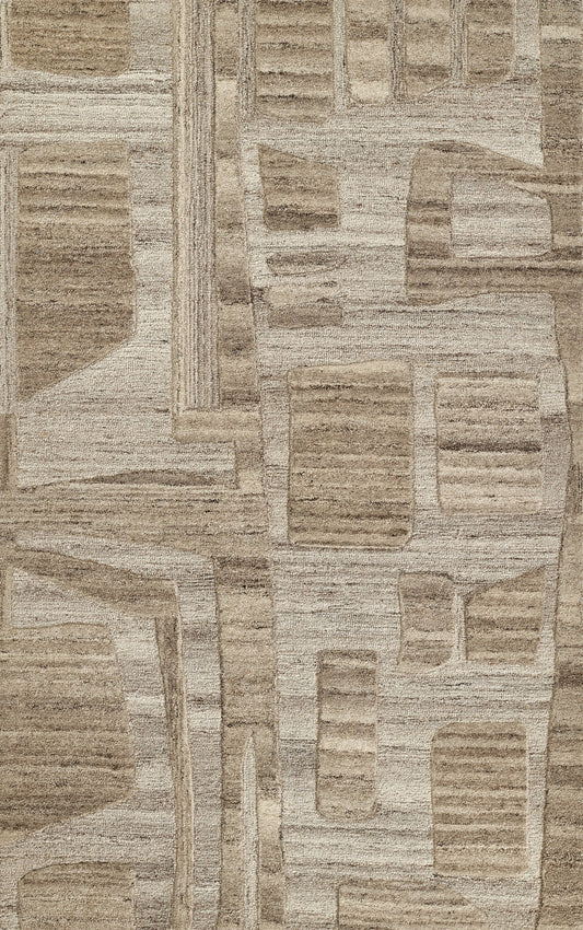 Momeni Artifacts  Brown  Contemporary