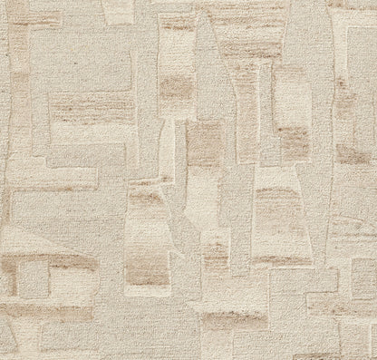 Momeni Artifacts  Beige  Contemporary