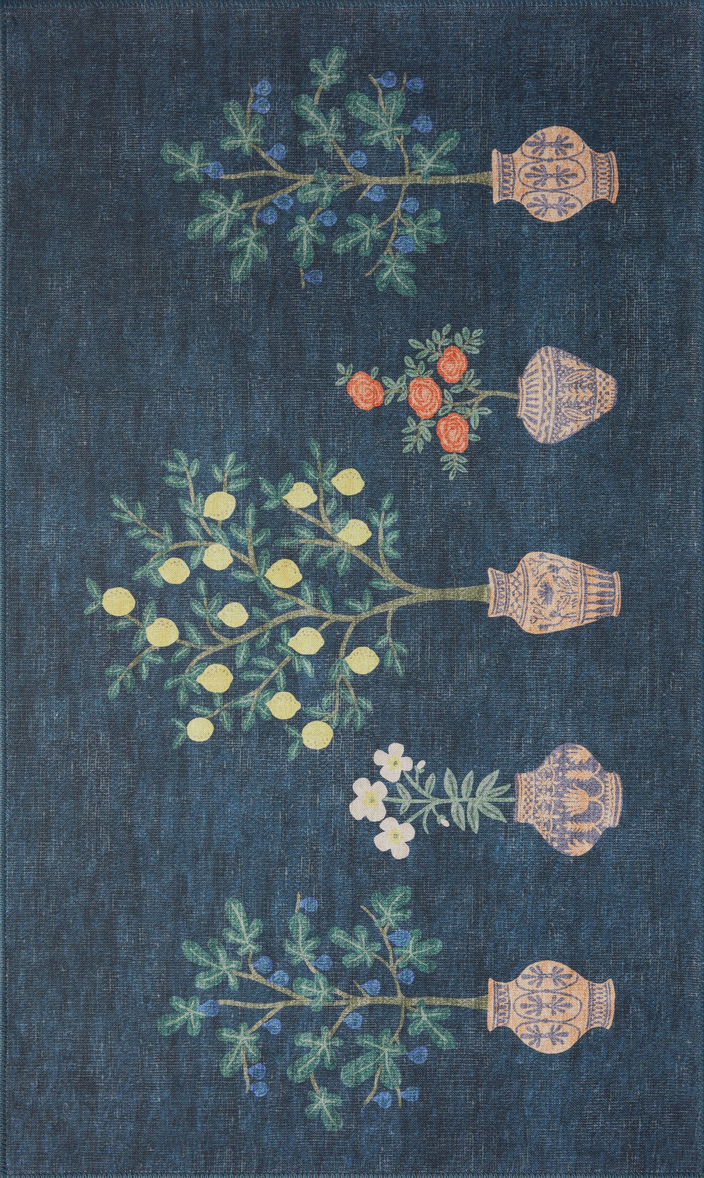 Rifle Paper Co. x Loloi Atelier  Indigo  Traditional